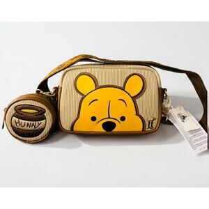 Disney Parks Loungefly Winnie The Pooh Crossbody Bag Hunny Coin Purse NWT